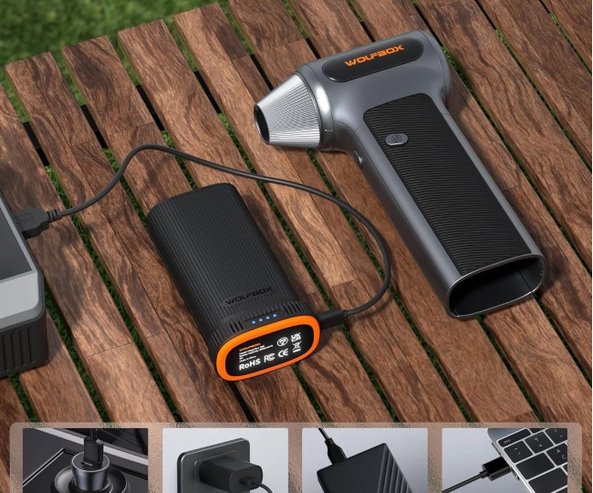 Електричний повітродув WOLFBOX MF200